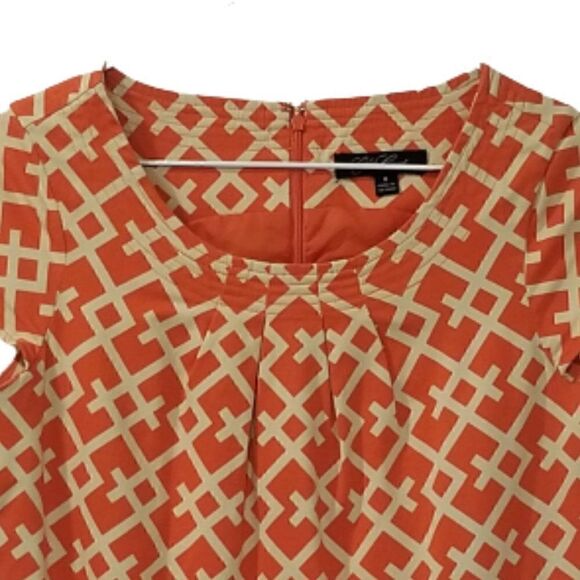 Eden Court Preppy Mod Printed Sheath Dress - Picture 4 of 12